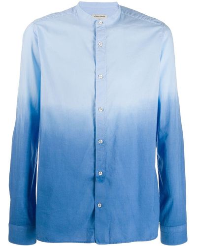 Al Duca d'Aosta Delavé Shirt - Blue