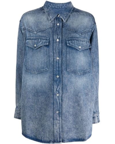 Isabel Marant Button-up Denim Shirt - Blue