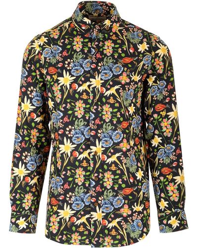 Vivienne Westwood Flower Print Shirt - Green