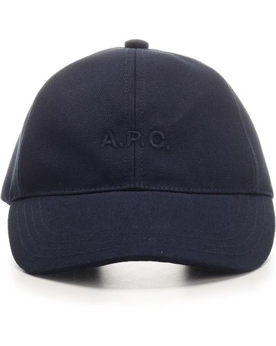 A.P.C. "charlie" Baseball Cap - Blue