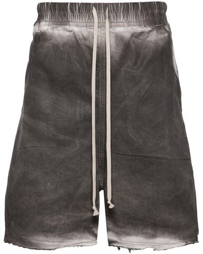 Rick Owens Long Boxer Shorts - Gray