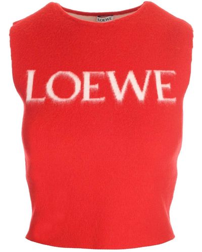 Loewe Wool Top - Red
