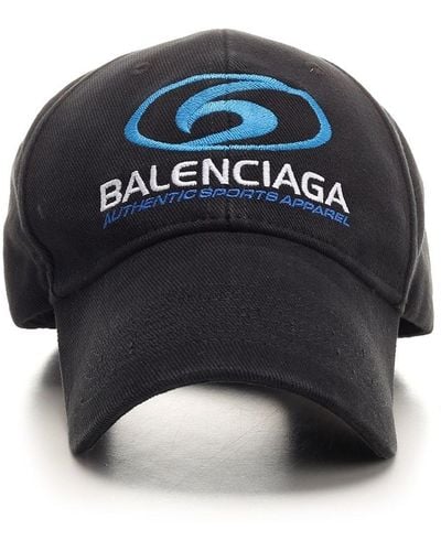 Balenciaga "surfer" Cap With Logo - Blue