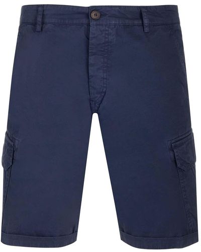Al Duca d'Aosta Cargo Bermuda Shorts - Blue