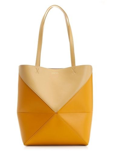 Loewe "puzzle Fold Tote" Bag - Orange