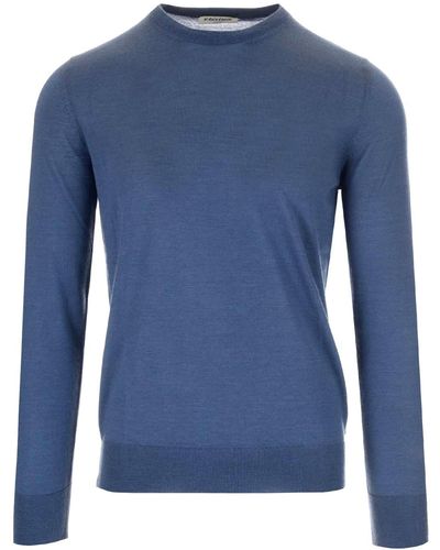 Al Duca d'Aosta Teal Sweater - Blue