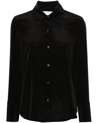 Equipment "leona" Silk Shirt - Black