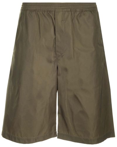 Givenchy Nylon Bermuda Shorts - Green