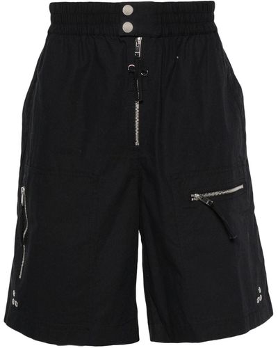 Isabel Marant "nahlan" Bermuda Shorts - Black