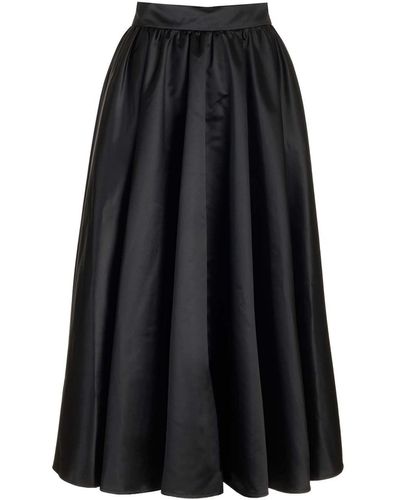 Patou Volume Maxi Skirt - Black