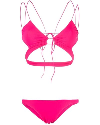 Amazuìn Fuchsia "jany" Two-piece Swimsuit - Pink