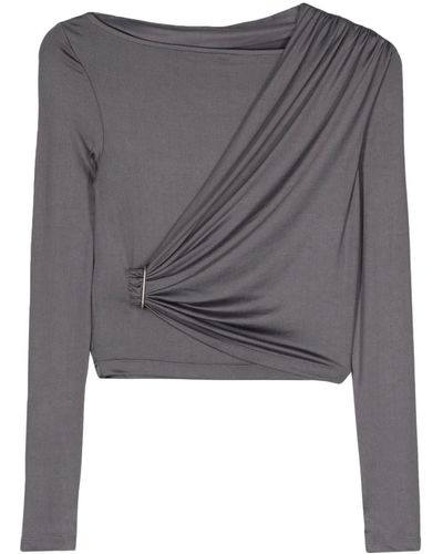 Remain Long-sleeved Top - Gray