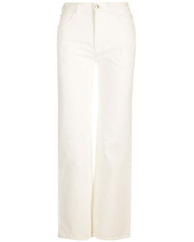 Chloé Straight Leg Jeans - White