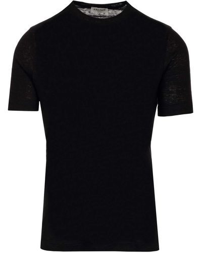 Al Duca d'Aosta T-shirt Girocollo Nera - Black