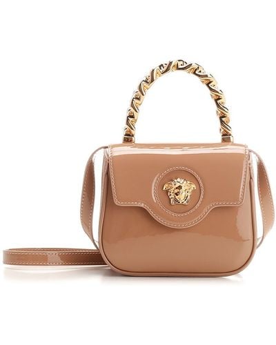 Versace "la Medusa" Mini Bag - Brown