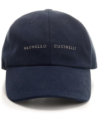 Brunello Cucinelli Baseball Cap - Blue
