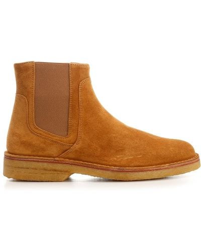 A.P.C. "theodore" Ankle Boot - Brown