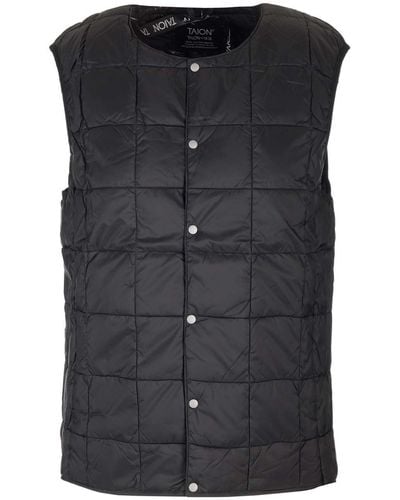 Taion Quilted Vest - Black