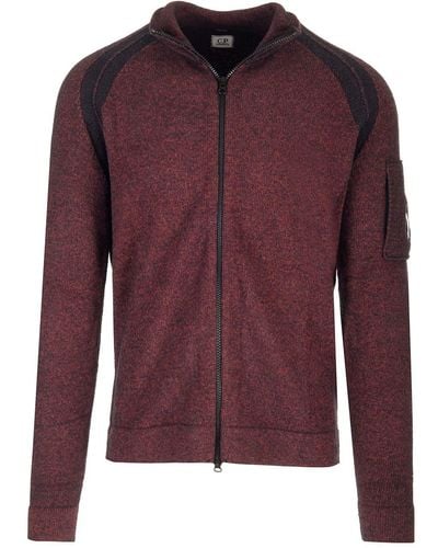 C.P. Company Wool Fleece Sweater - Purple