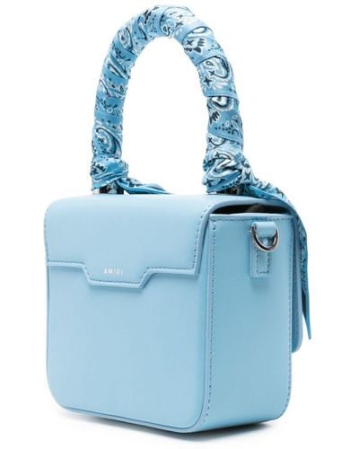Amiri "bandana" Micro Handbag - Blue