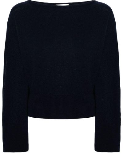 Forte Forte Boxy Fit Sweater - Blue