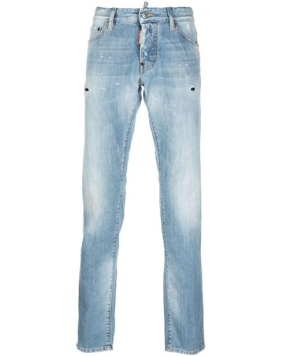 DSquared² Low-rise Slim-fit Jeans - Blue