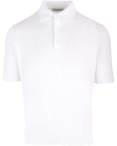 Al Duca d'Aosta Coton Yarn Polo Shirt - White