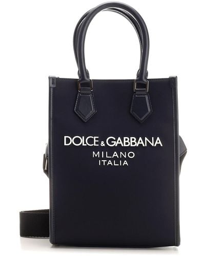 Dolce & Gabbana Midnight Blue Small Tote Bag