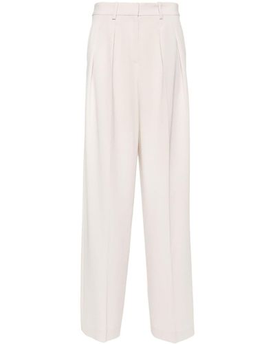 Theory Double Pleated Pants - White