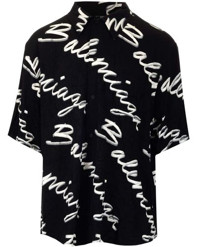 Balenciaga "minimal" Shirt - Black