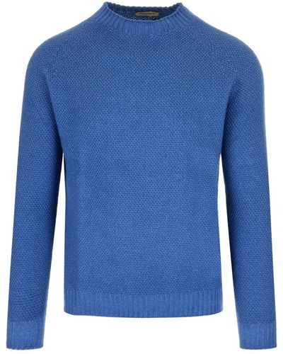 Al Duca d'Aosta Crewneck Wool Sweater - Blue