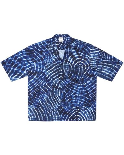 Marcelo Burlon Soundwaves Shirt - Blue