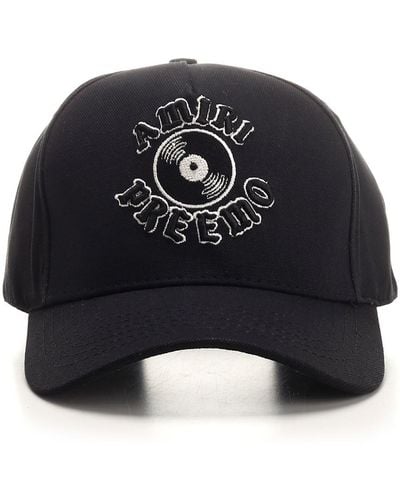 Amiri Black Baseball Hat