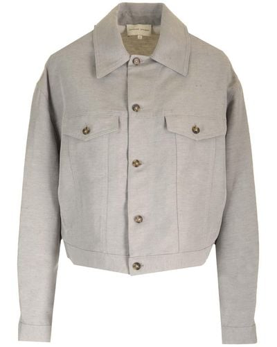 Loulou Studio Kerria Compact Jersey Jacket - Gray
