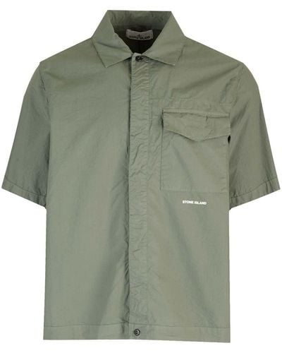 Stone Island Cotton Shirt - Green