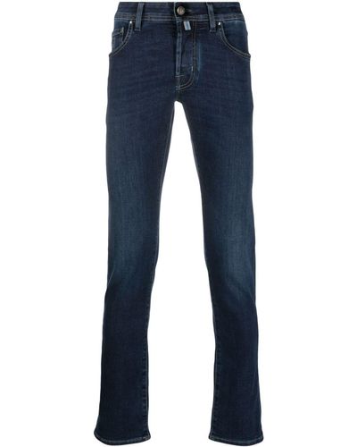 Jacob Cohen Low-rise Slim-fit Jeans - Blue