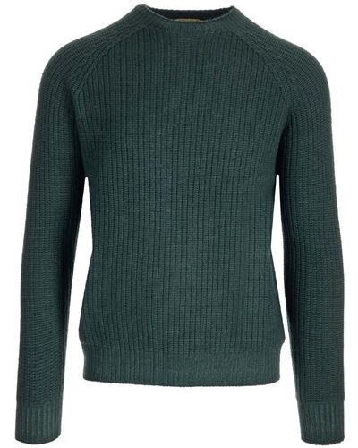 Al Duca d'Aosta Green Wool Sweater