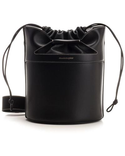 Alexander McQueen "the Bucket" Bag - Black