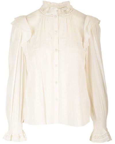 Isabel Marant Jatedy Romantic-style Blouse - White