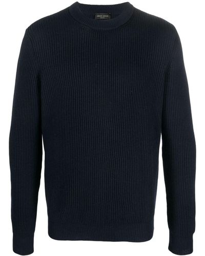 Roberto Collina Crew Neck Sweater - Blue