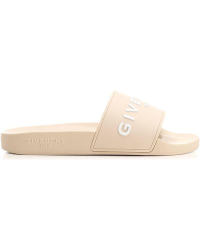 Givenchy Rubber Slide With Logo - Pink