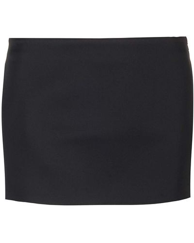 Khaite The Jett Miniskirt - Black
