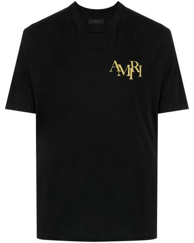 Amiri "champagne Cristal" T-shirt - Black