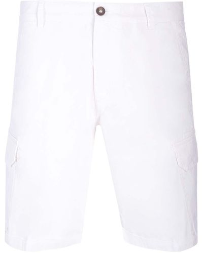 Al Duca d'Aosta Cargo Bermuda Shorts - White