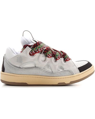 Lanvin Grey "curb" Sneakers - Multicolour