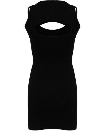 Off-White c/o Virgil Abloh Black Mini Dress With Logo