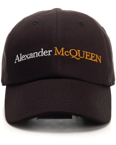 Alexander McQueen Signature Baseball Cap - Black