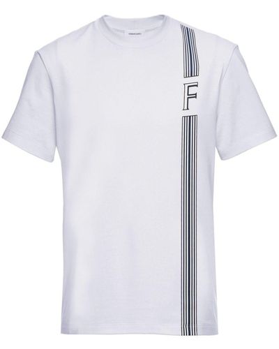 Ferragamo Standard Fit T-shirt - White