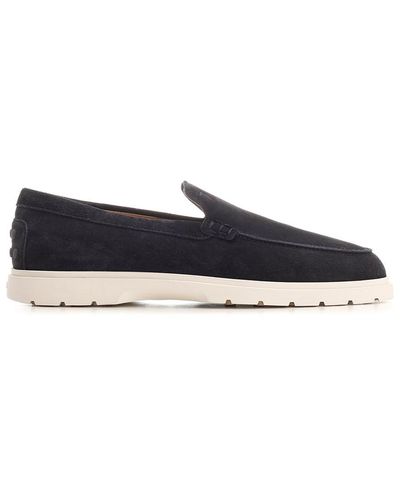 Tod's Suede Slip On - Blue