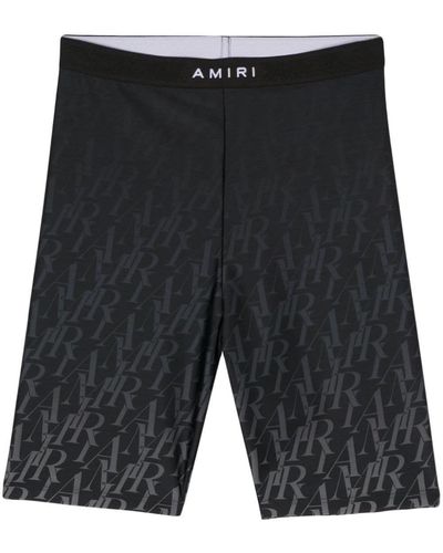 Amiri Stretch Cycling Shorts - Gray